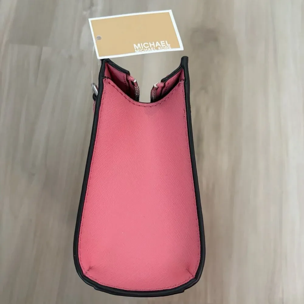 MICHAEL KORS  SHEILA SMALL EAST WEST SHOULDER CROSSBODY BAG TEA ROSE
